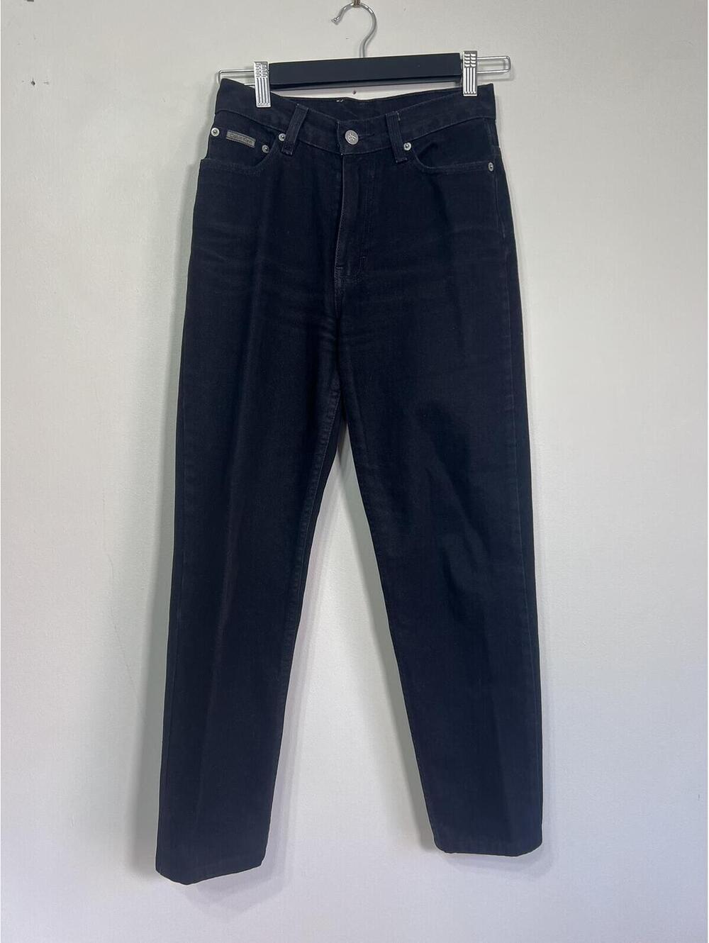 Calvin Klein High Waisted Straight Black Jeans Women's Size 2